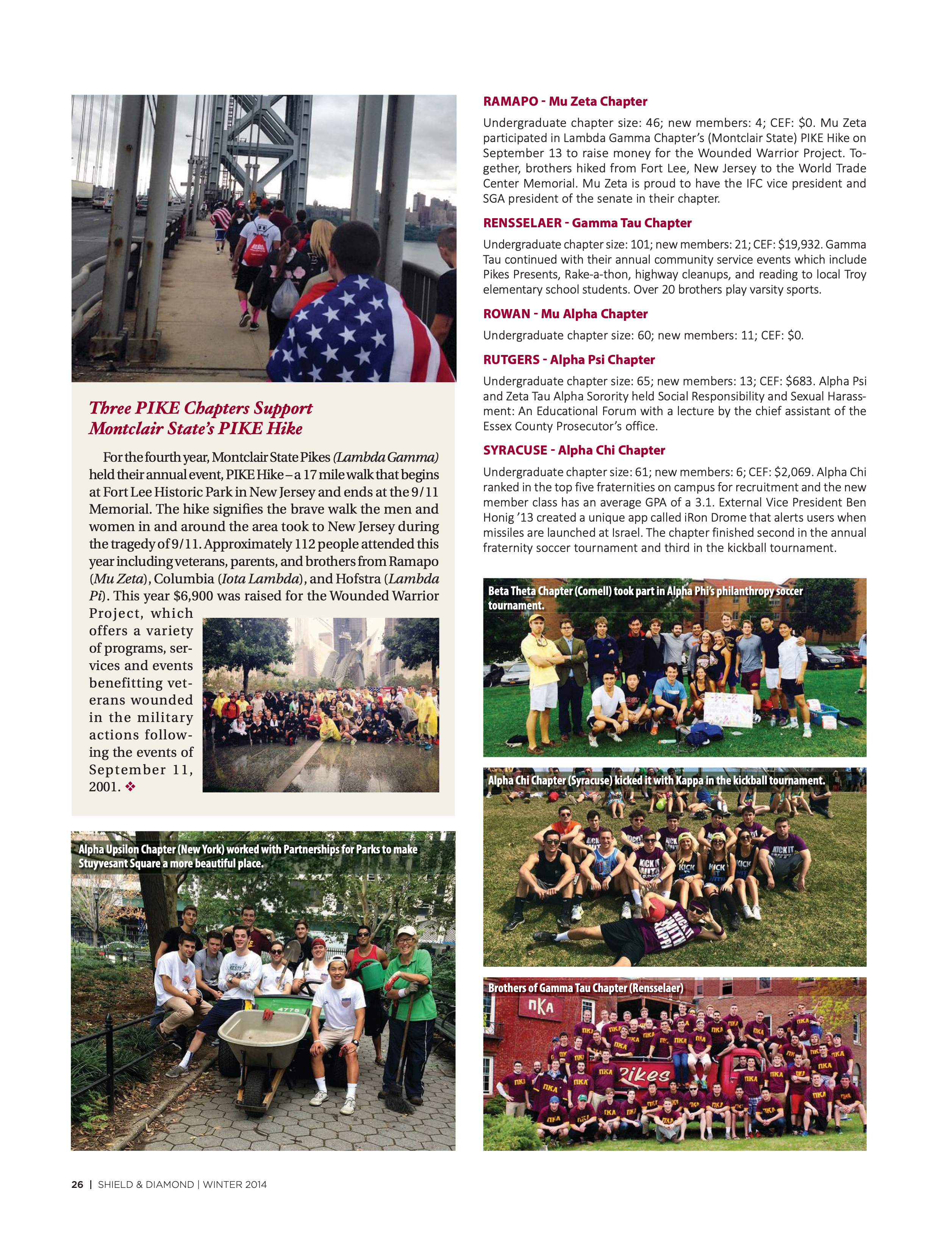 Chapter Notes, Continued 2, Winter 2014